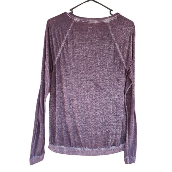 Ruff Hewn Embroidered Sheer Front Long Sleeve Top - Picture 3 of 6